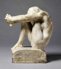 Auguste Rodin: ' Despair'  About 1890  (Plaster,  height 28 cm)
